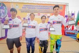  4 นักปั่นทีมชาติไทย ชุดซีเกมส์ 2019 คว้ารางวัล นักกีฬายอดเยี่ยมจักรยานบีเอ็มเอ็กซ์ ประจำปี 2562