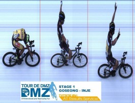 สรุปผลการแข่งขันจักรยานทางไกล รายการ TOUR DE DMZ 2019 ณ ประเทศเกาหลีใต้ STAGE 1 - GOSEONG – INJE