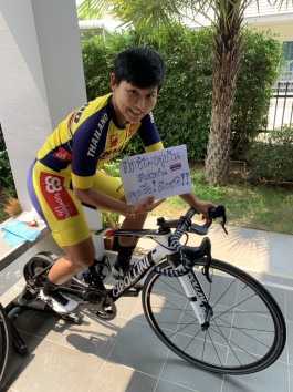 บีซ ฝากบอกคนไทยรักษาสุขภาพ เราจะผ่านวิกฤติ โควิด-19 ไปด้วยกัน ปักหลักฝึกซ้อมอยู่ในบ้านที่โคราช