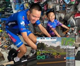 สองล้อจัดให้ Live เฟซบุ๊กสมาคมจักรยาน  แข่งขัน E-Cycling ปั่นในบ้าน ต้านโควิด  วันพฤหัสบดีที่ 14 และวันอาทิตย์ที่ 17 พ.ค.  นักปั่นสูงวัยได้ตามคำขอ ลงแข่งตามรุ่นอายุ  เสธ.หมึก เตรียมโล่รางวัลมอบให้ทุกรุ่น