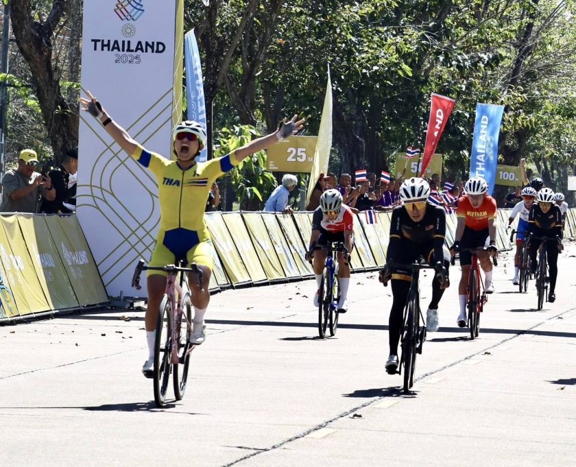 “จุฑาธิป” คว้าทองโรดเรซหญิงมาครอง เป็นเหรียญทองที่ 9 ของทัพสองล้อไทย